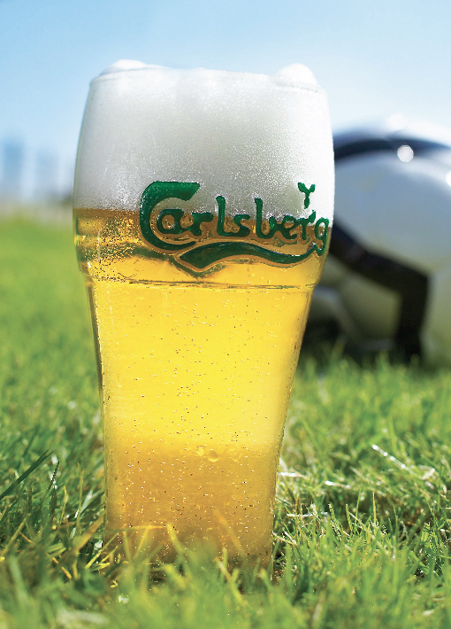 Copa de Cerveza Calsberg Personalizada