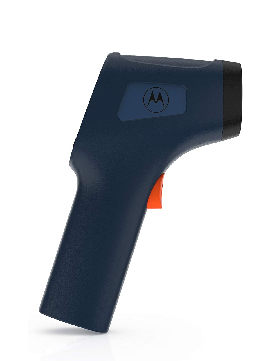 Motorola termometro azul lado