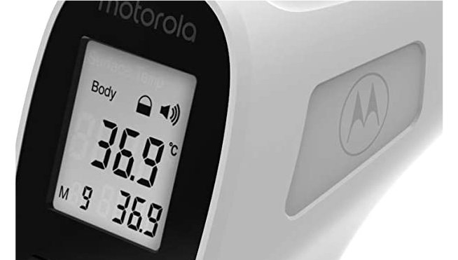 Motorola termometro blanco temperatura
