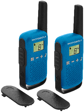 Motorola walkie talkie azul